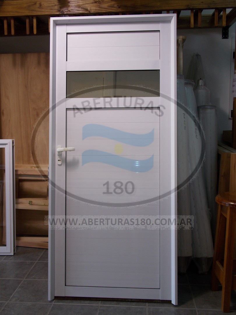 Puerta de 36 codigo M  c/vidrio espejado.