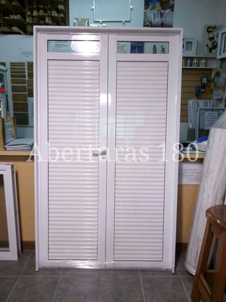 Puerta aluminio 25 modelo "B" 1,20 X 2,00.