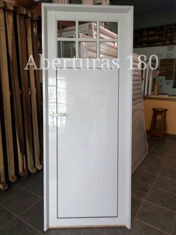 Puerta doble aluminio de 25 mod 