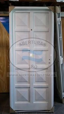 Puerta de 36 modelo F con ventana lateral. 